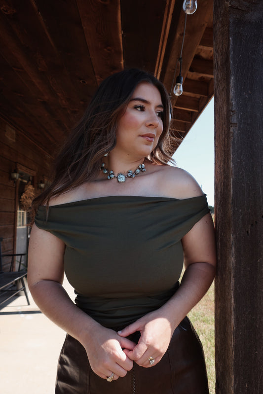 Homestead Off-Shoulder Shirt