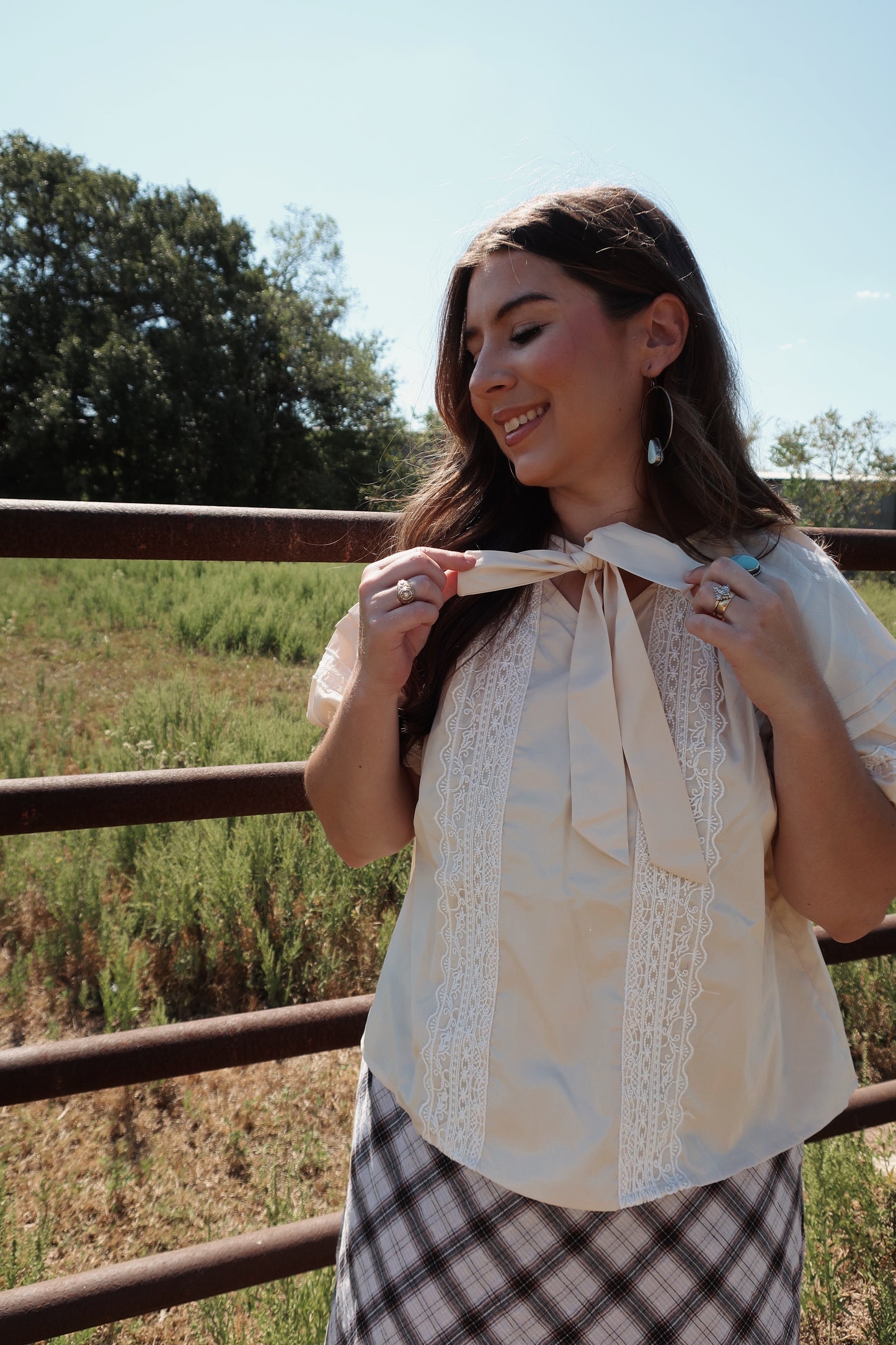 Fallon Bow Blouse