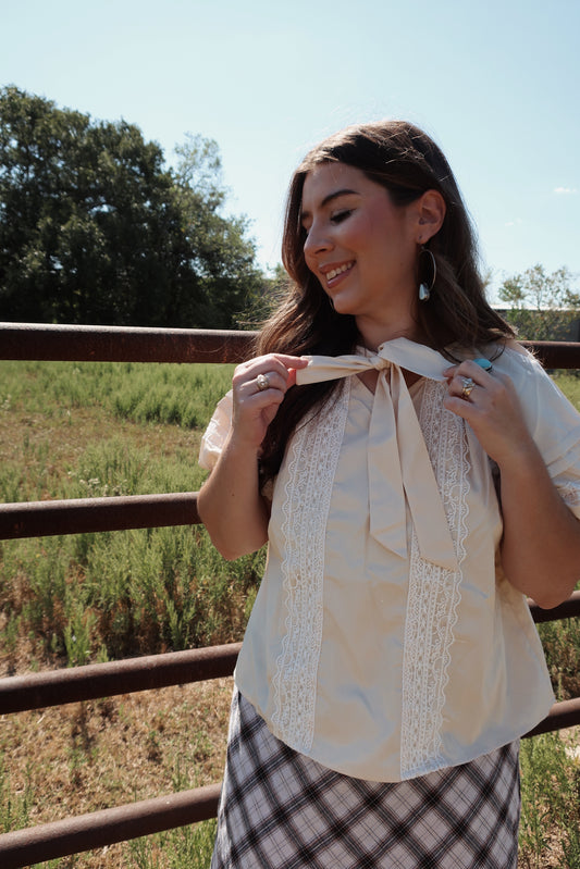 Fallon Bow Blouse