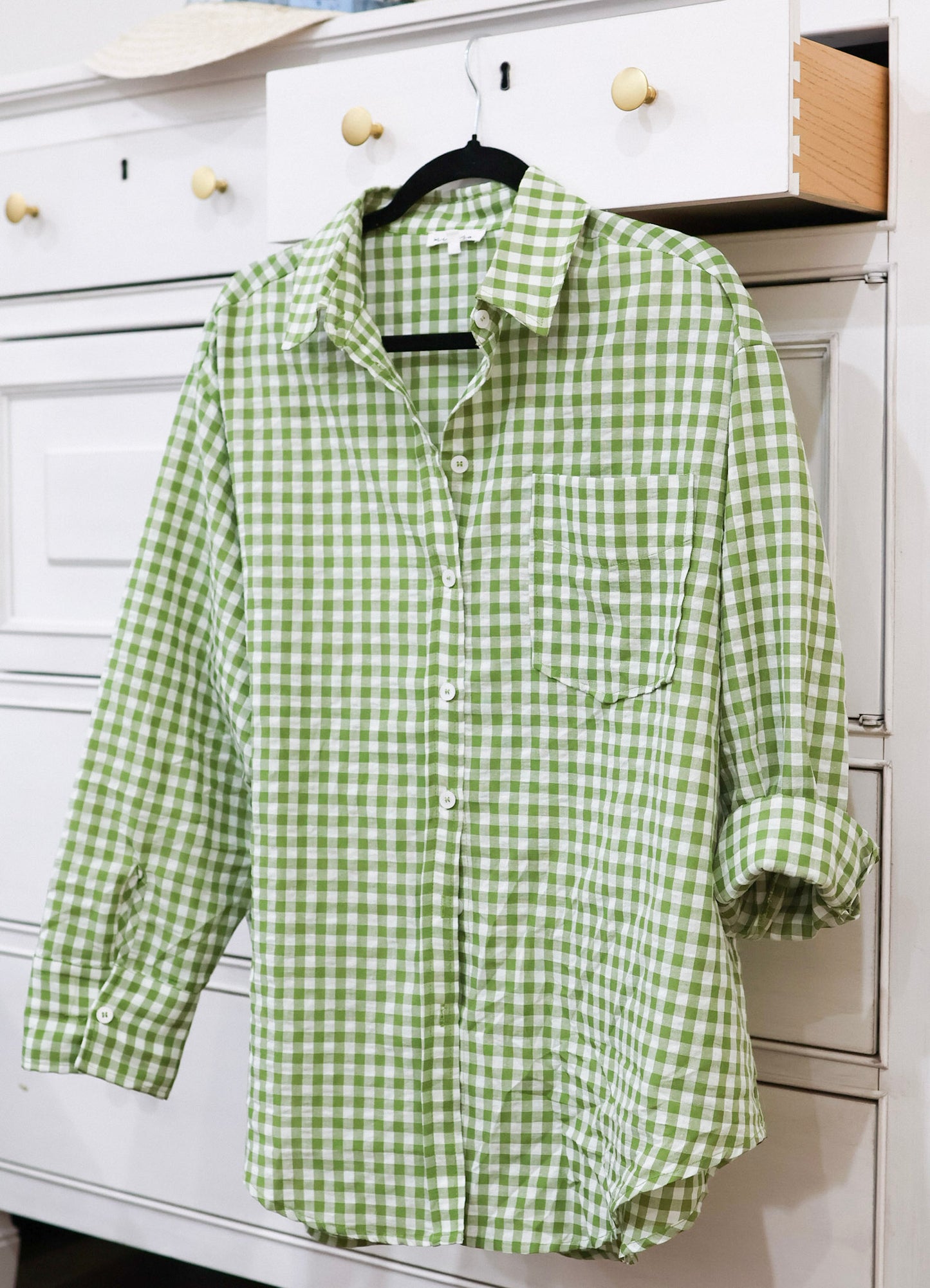 Bouy Oversized Gingham Shirt
