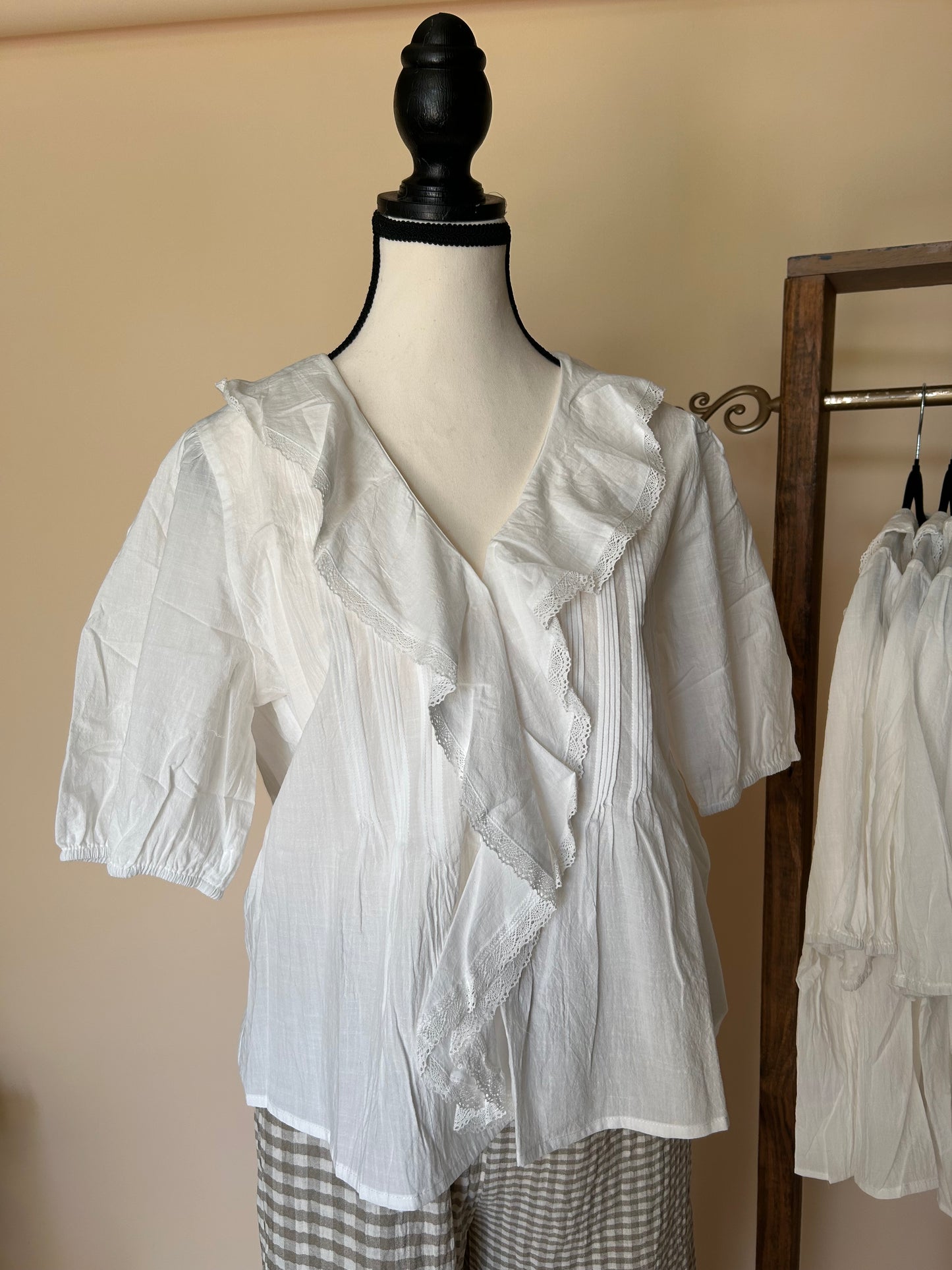 Farrah White Blouse