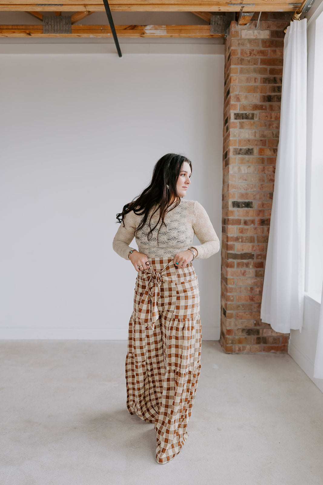 The Strutter Gingham Pants
