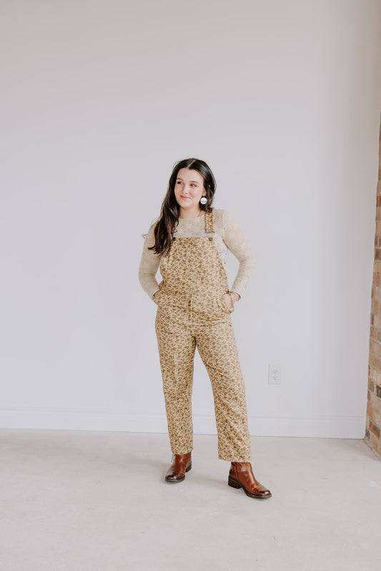 Maggie May Floral Overalls