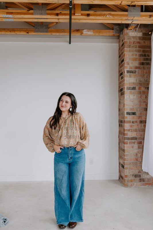 The Buckaroo Wide-Leg Jeans