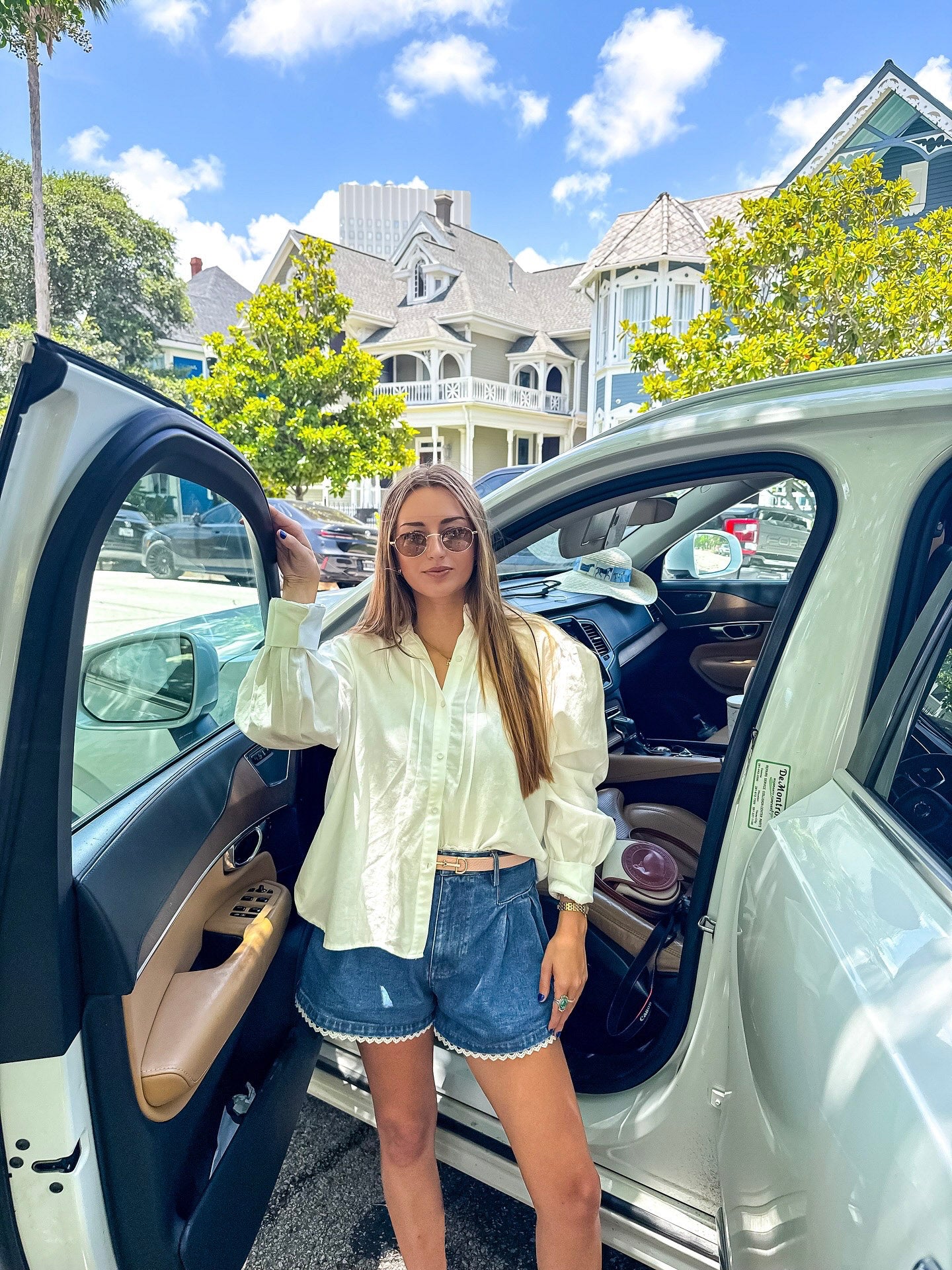 Sutton White Blouse