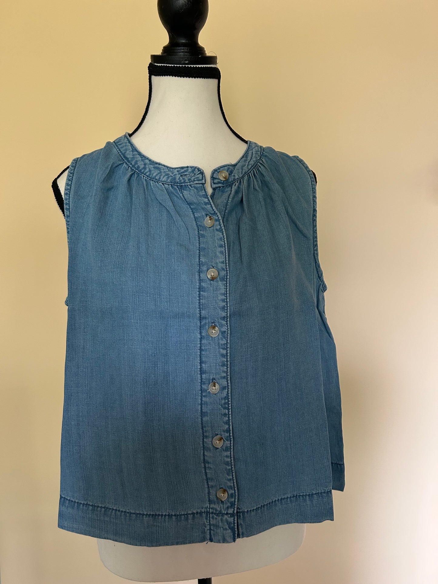 The Ditsy Denim Tank