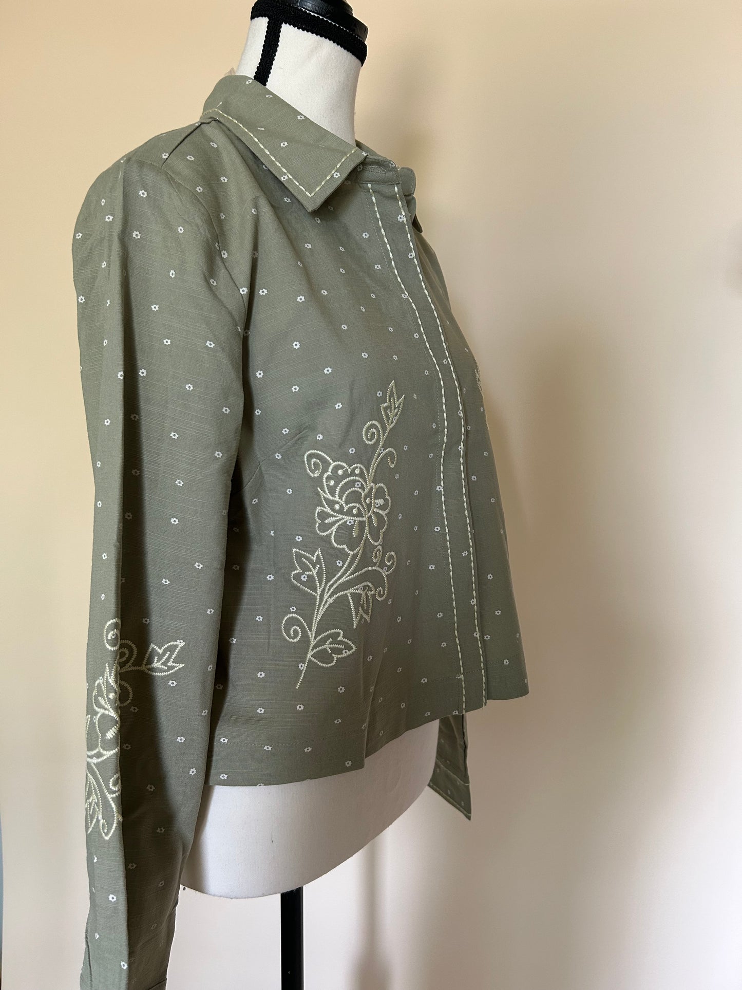 Out West Embroidered Button-Up