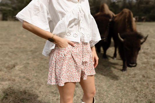 The Sable Floral Shorts