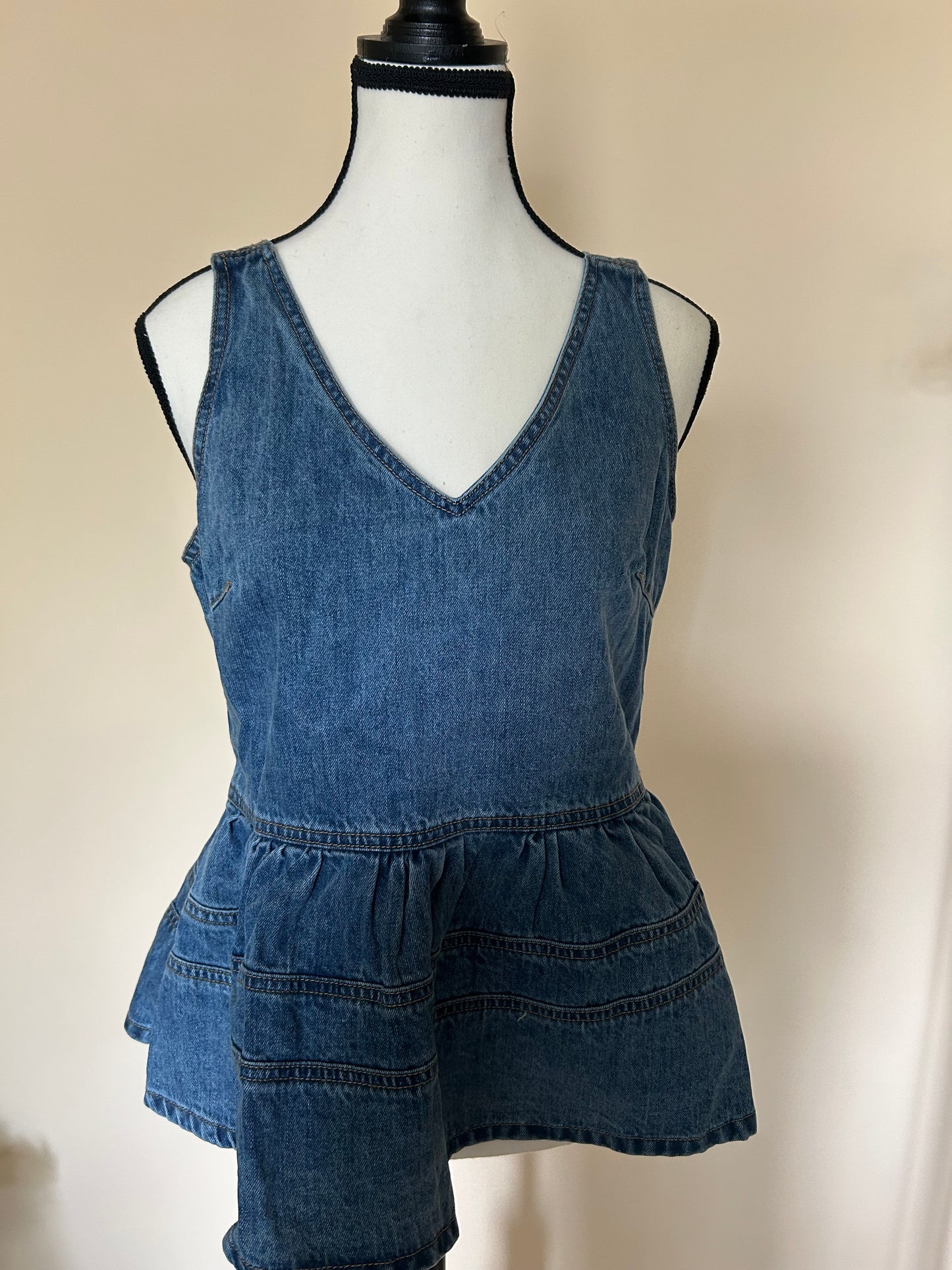 Danny Denim Overall Tank