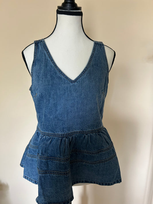 Danny Denim Overall Tank