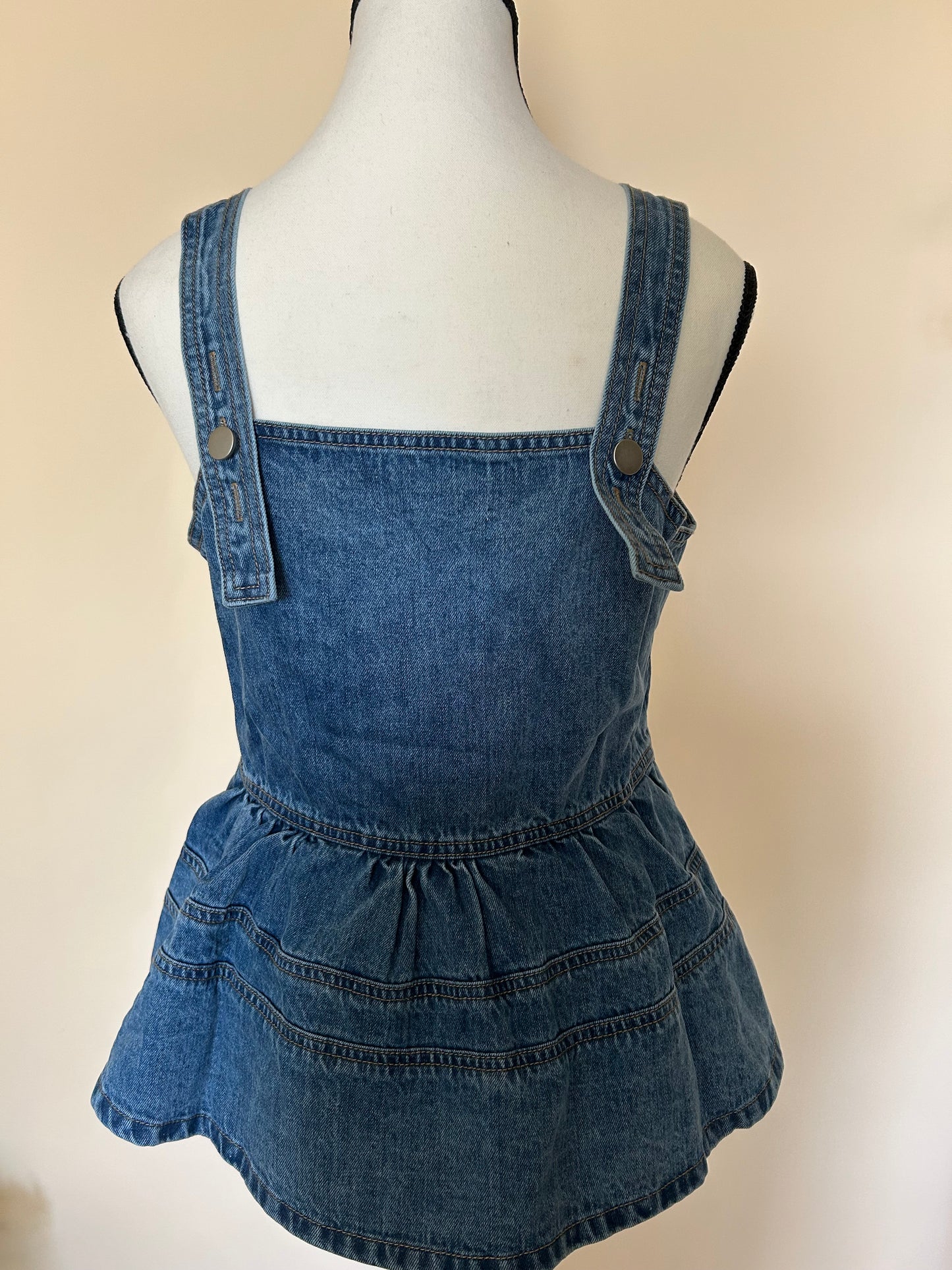 Danny Denim Overall Tank