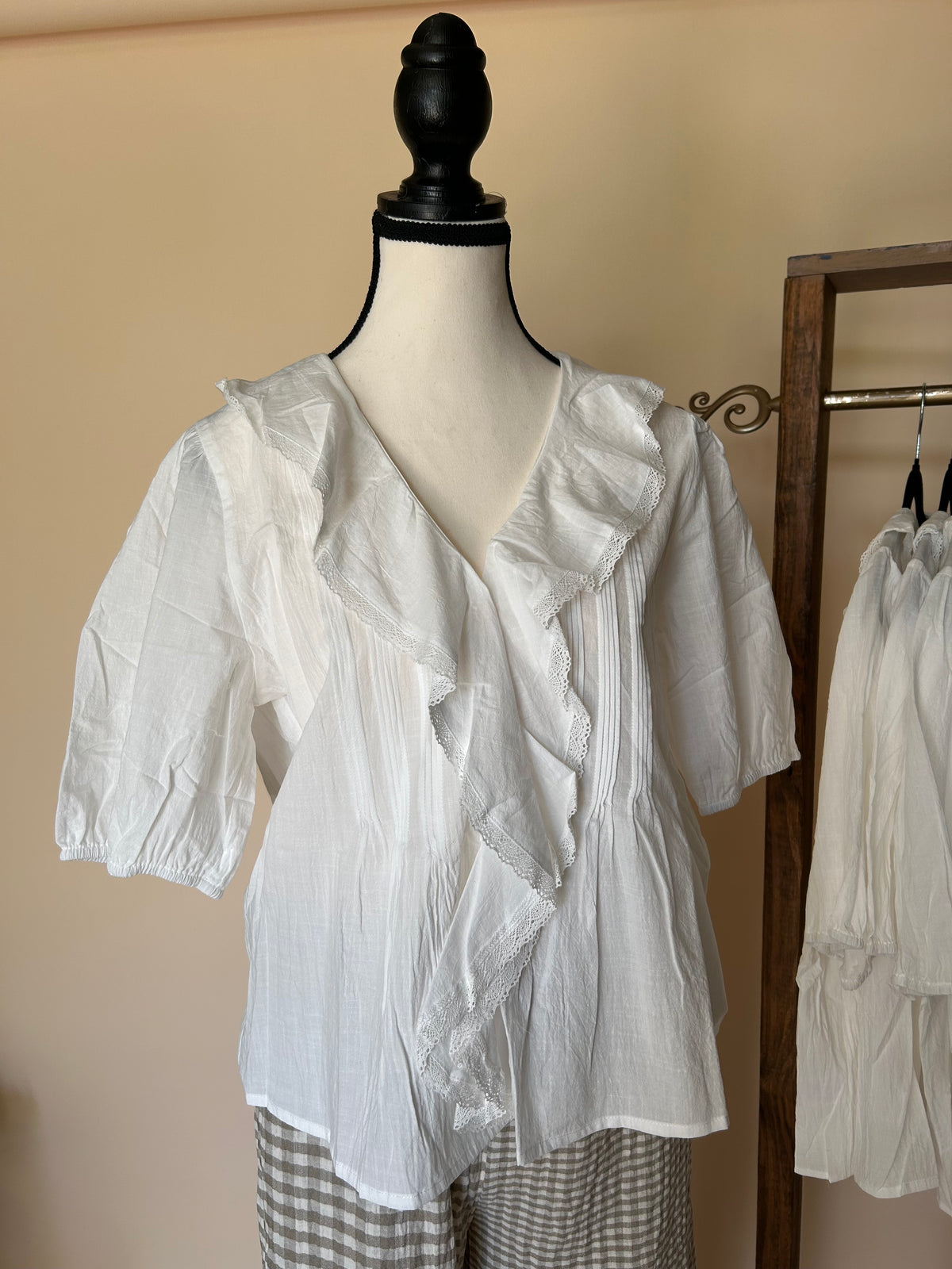Farrah White Blouse
