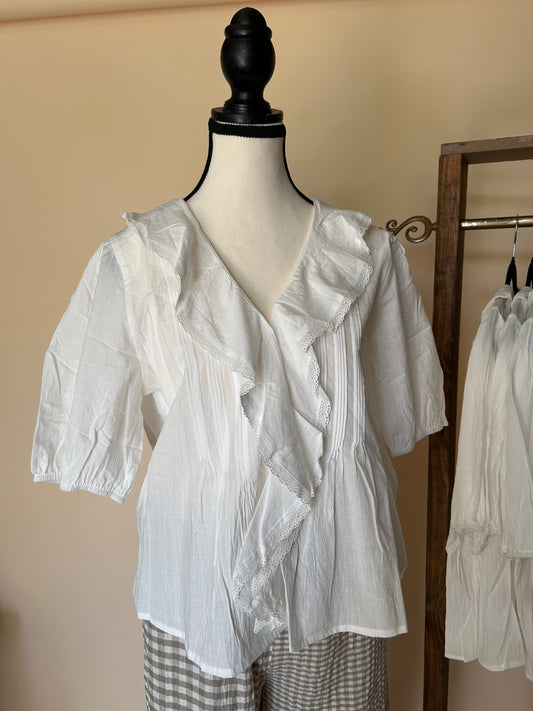 Farrah White Blouse