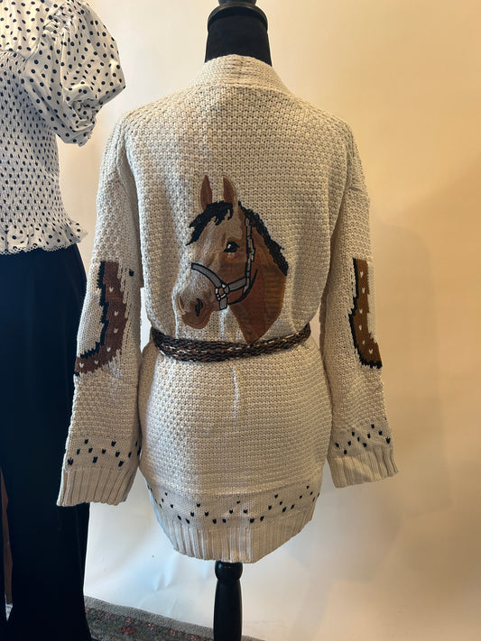 Western Belted Cardigan