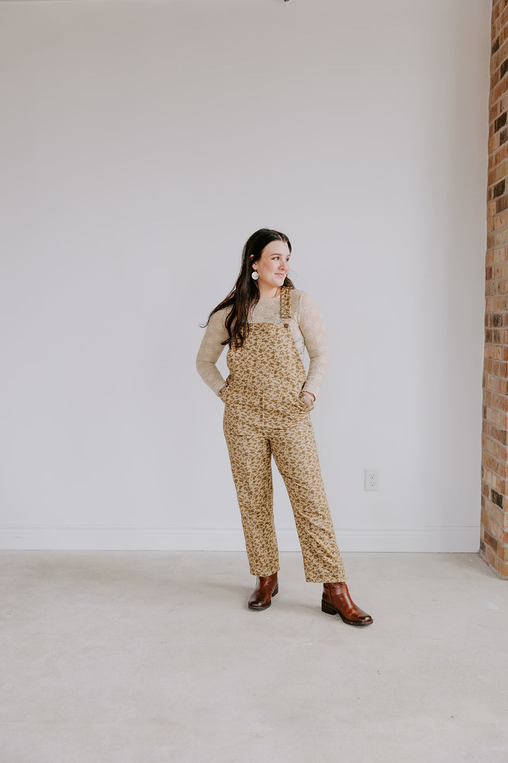 Maggie May Floral Overalls