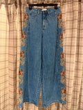 The Cross Stitch Embroidered Jeans