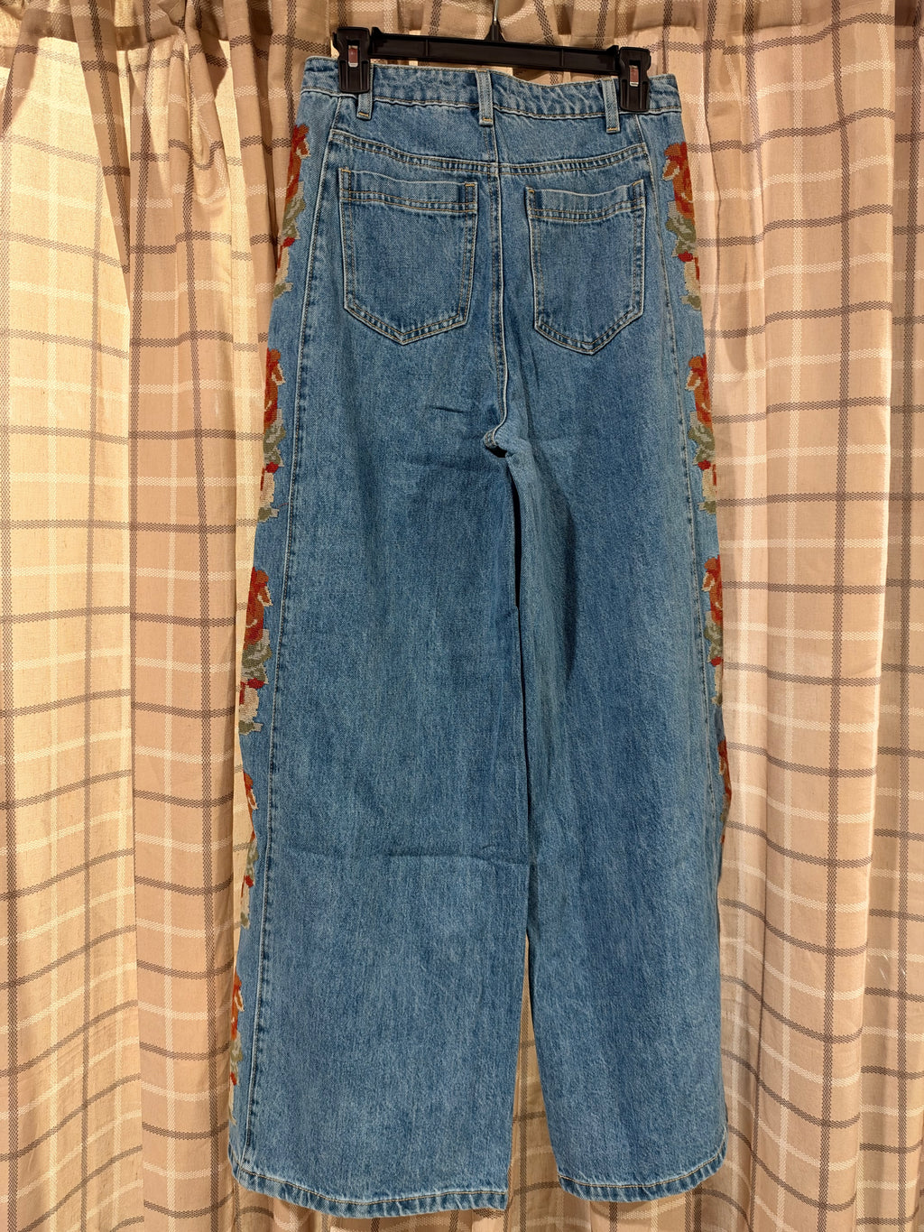 The Cross Stitch Embroidered Jeans