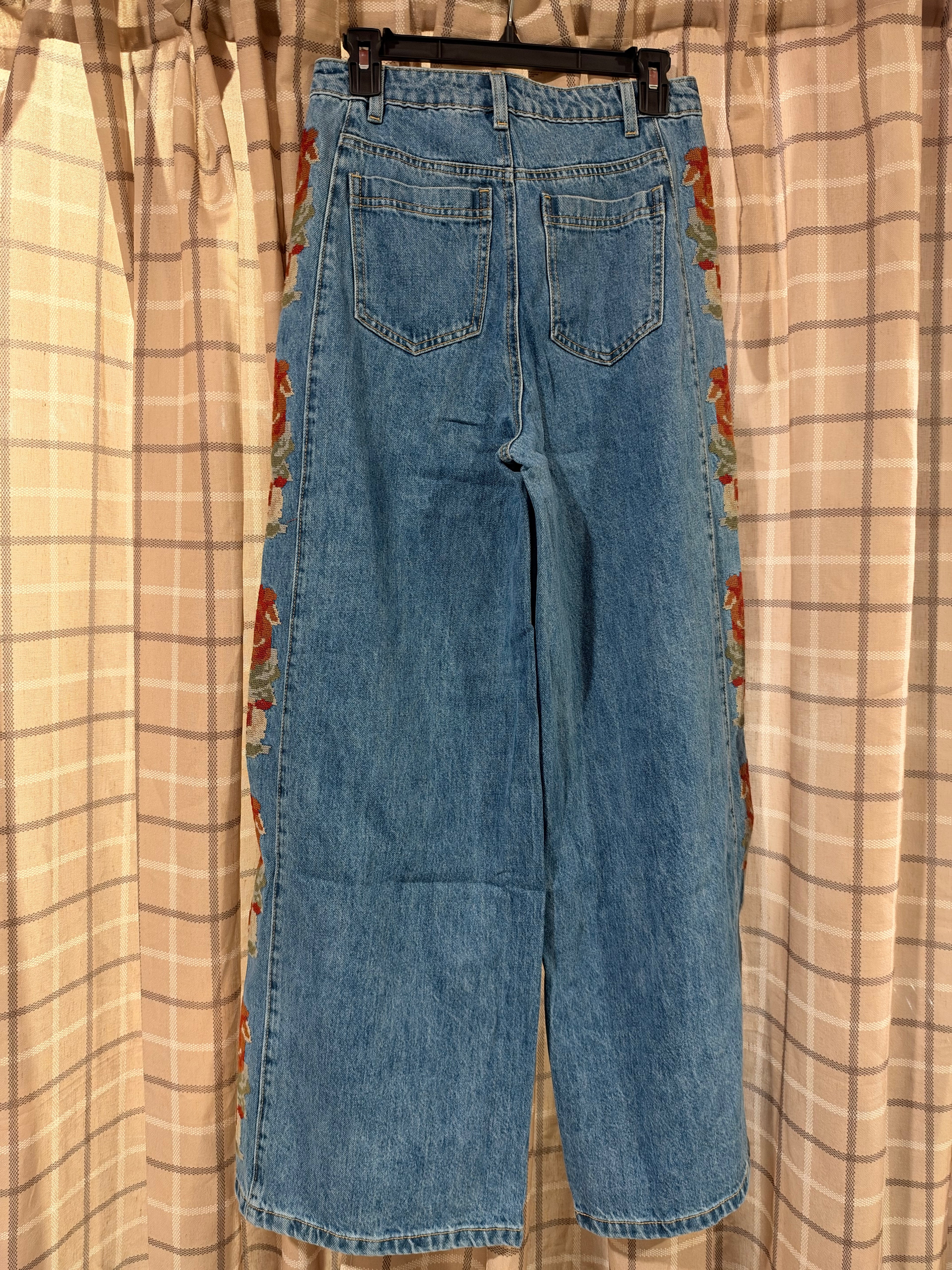 The Cross Stitch Embroidered Jeans