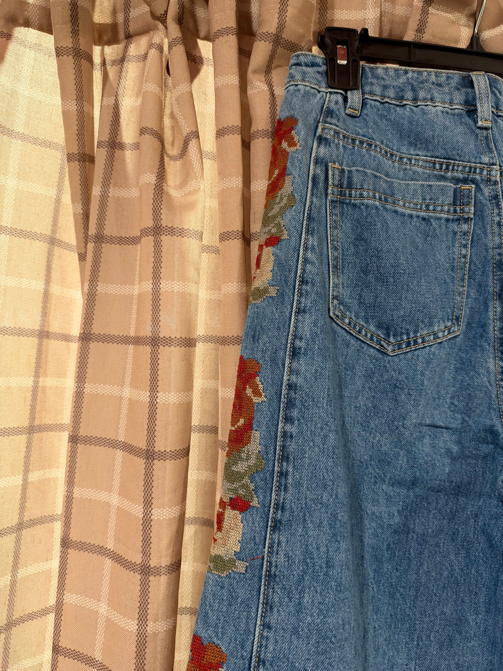 The Cross Stitch Embroidered Jeans