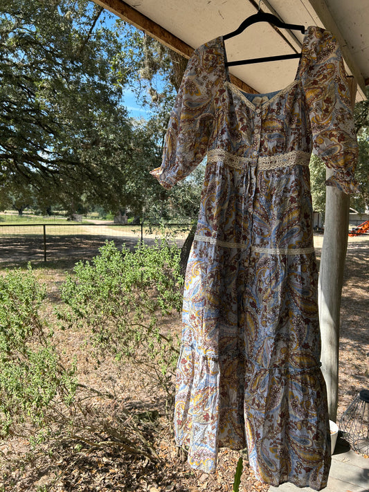 The Patty Paisley Dress