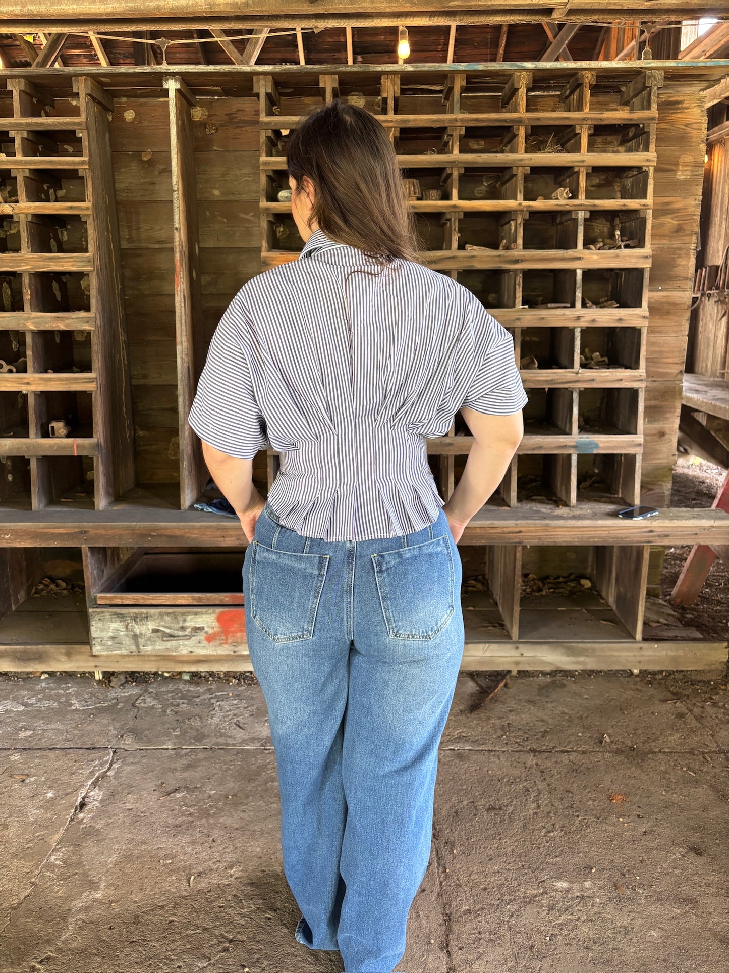 The Buckaroo Wide-Leg Jeans