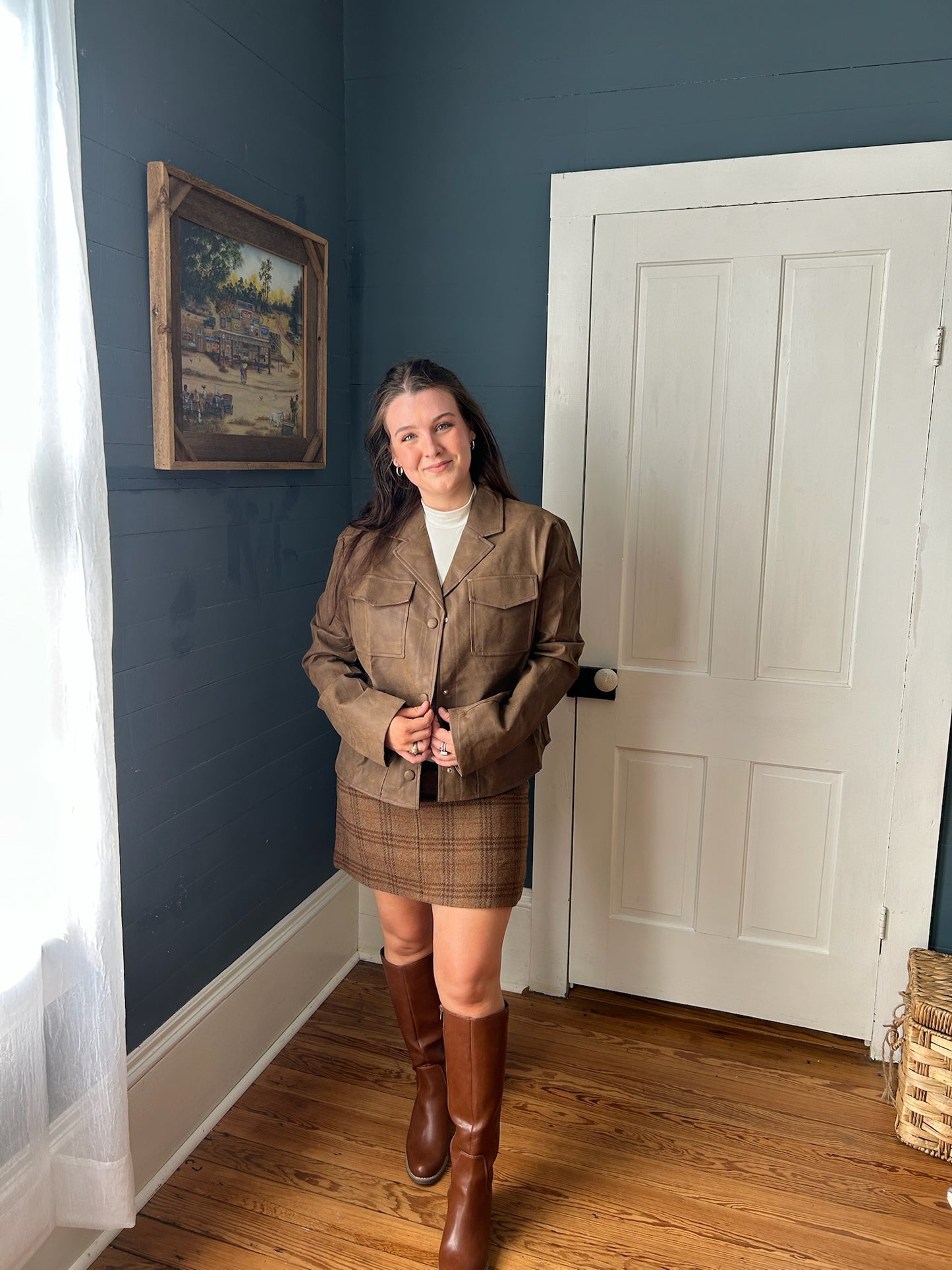 The Rachel Plaid Mini Skirt