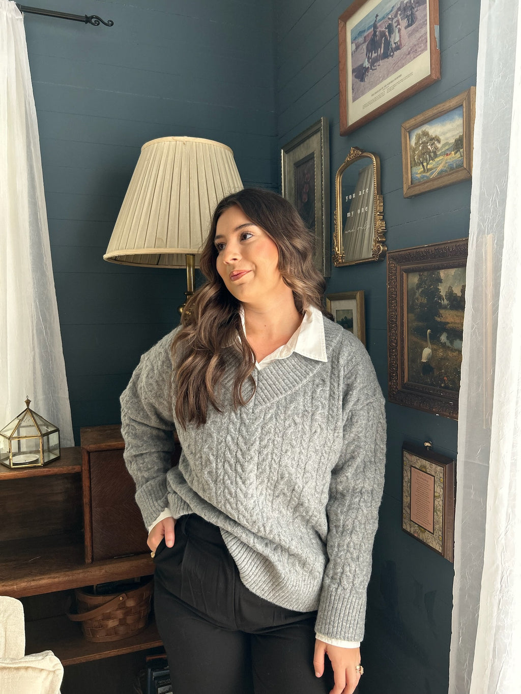 The Emily Cable Knit Sweater