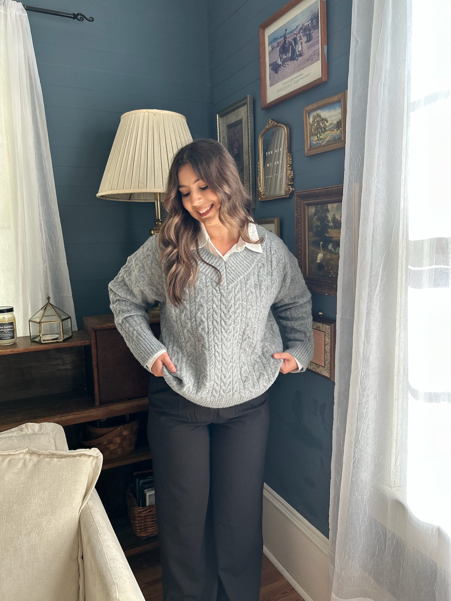 The Emily Cable Knit Sweater