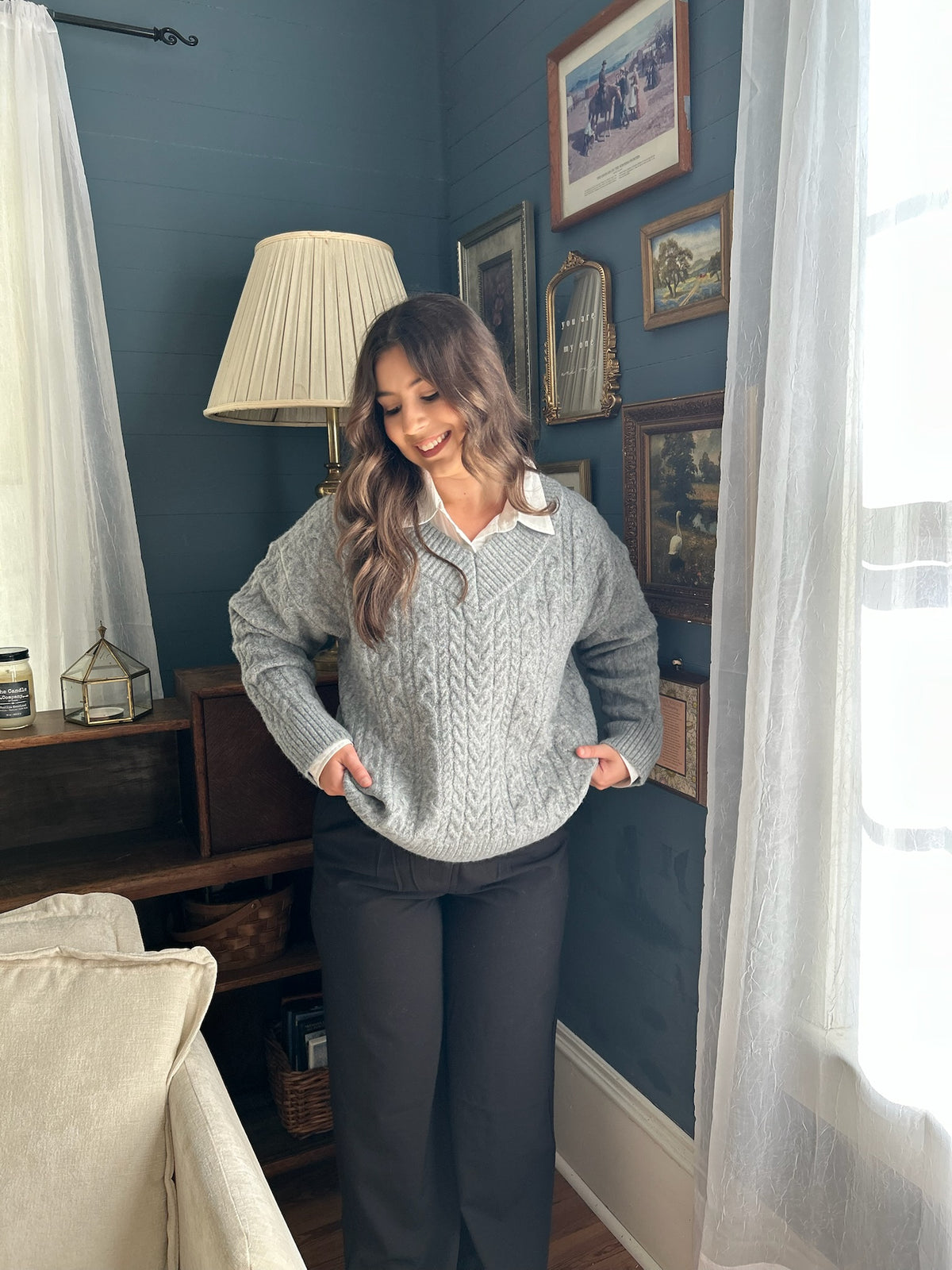 The Emily Cable Knit Sweater