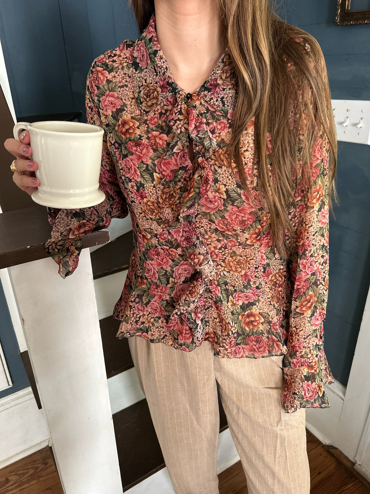 The Lorelai Ruffle Blouse