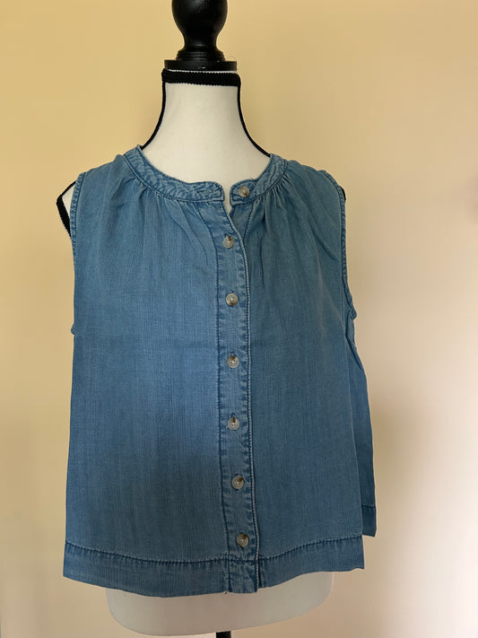 The Ditsy Denim Tank