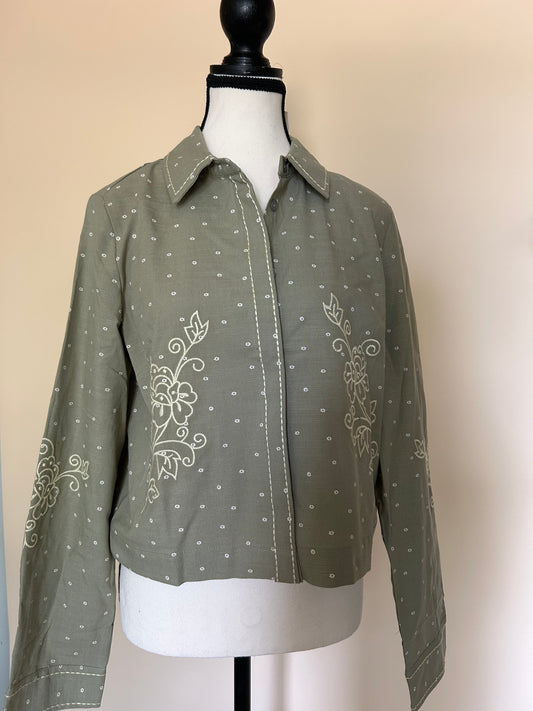 Out West Embroidered Button-Up