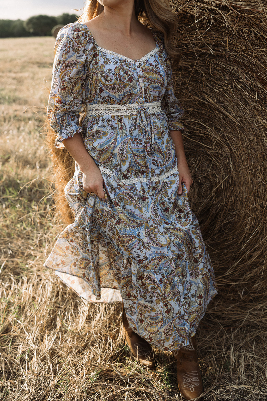 The Patty Paisley Dress