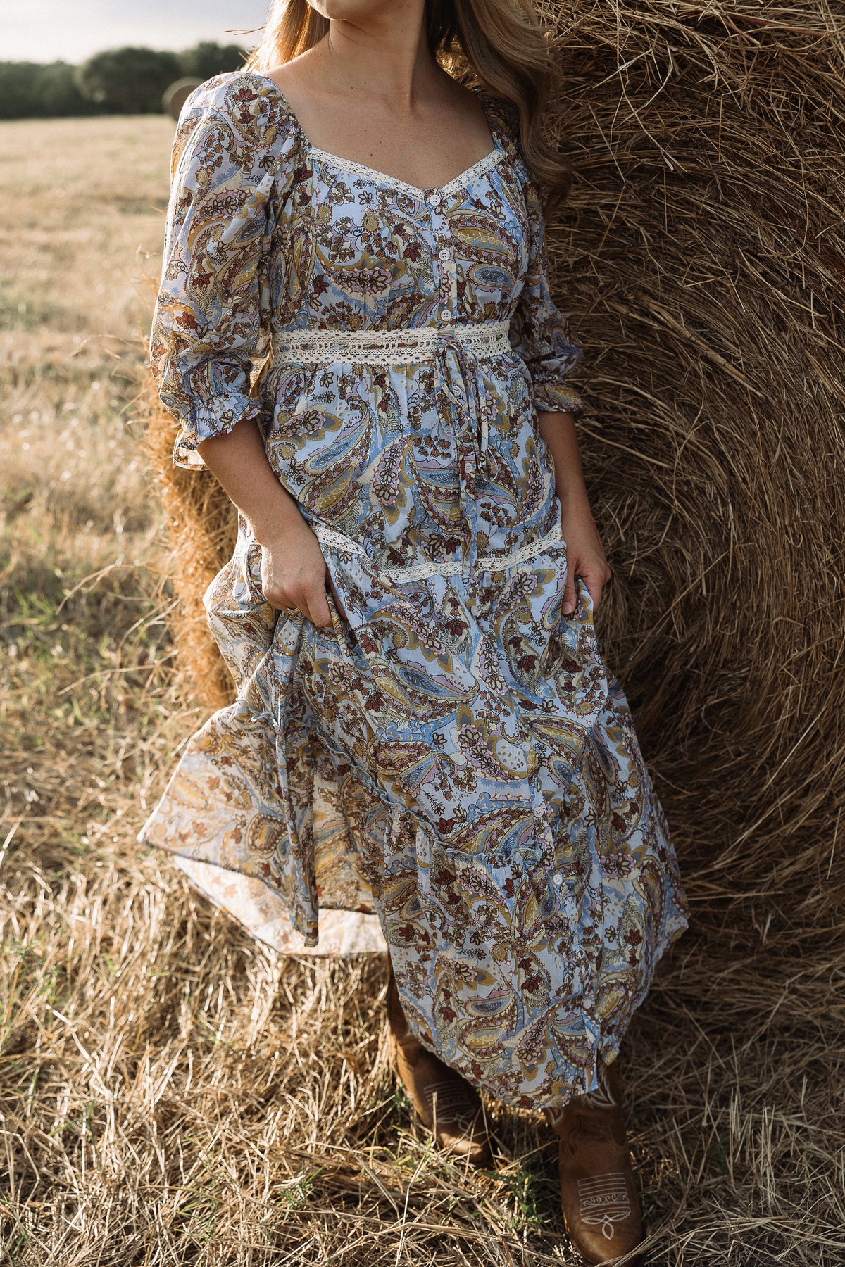 The Patty Paisley Dress