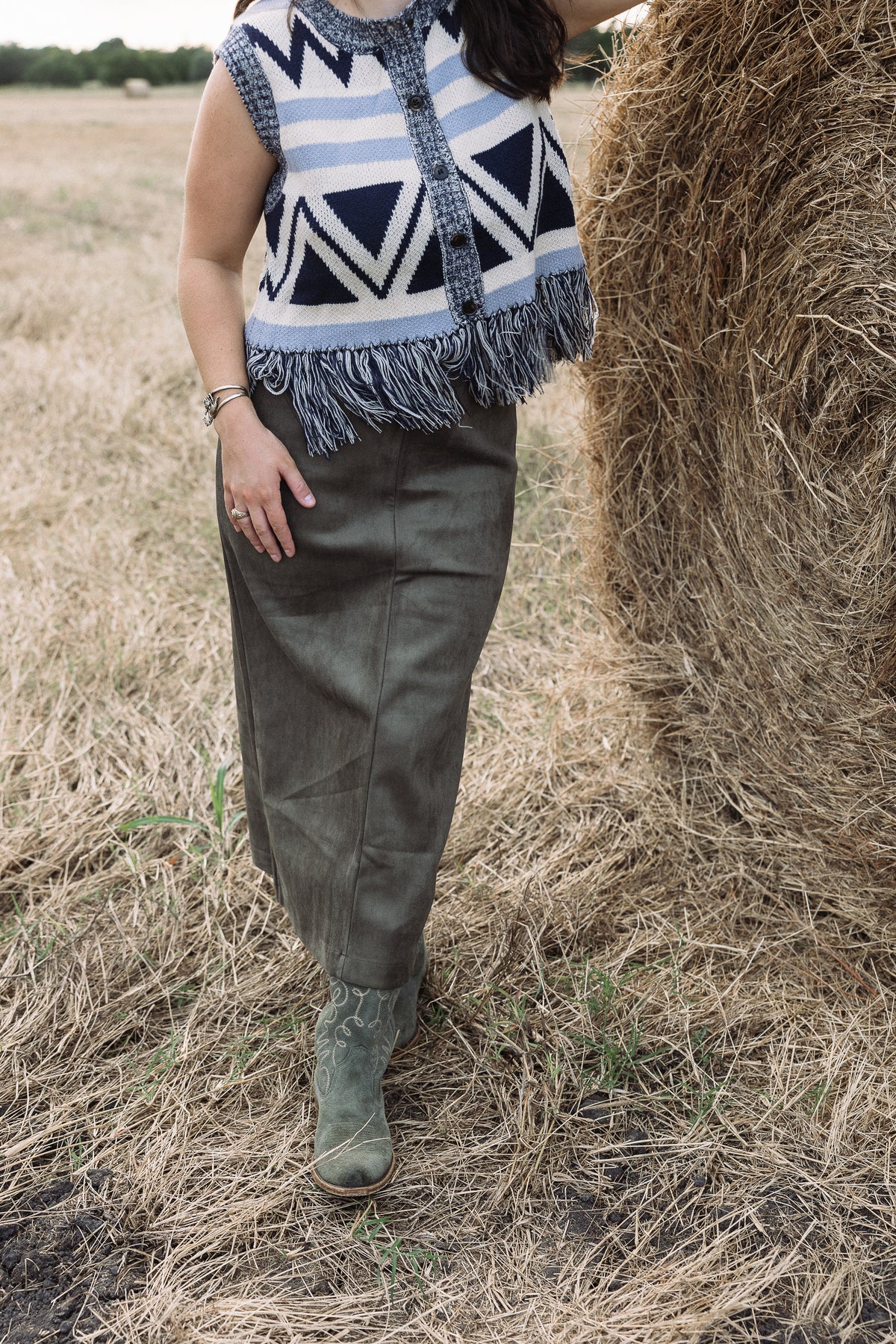 The Magnolia Suede Skirt