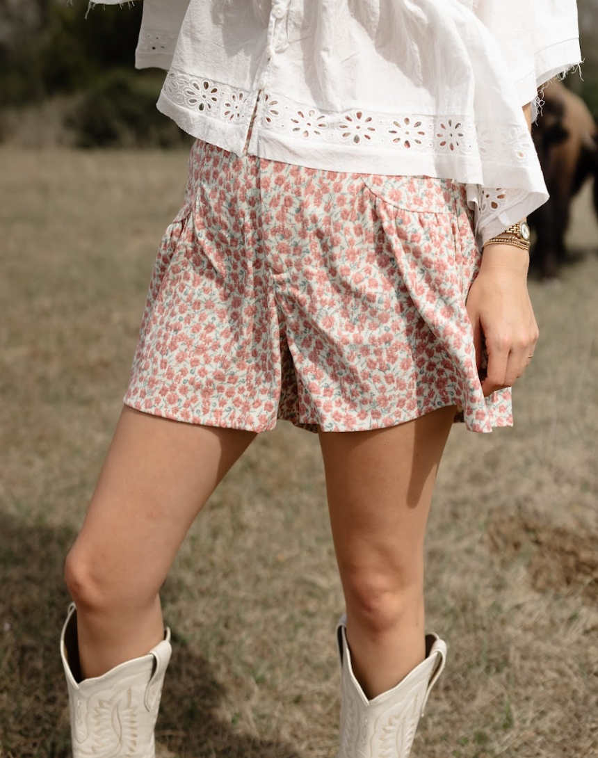 The Sable Floral Shorts